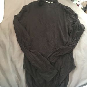 Boohoo mock turtleneck body suit